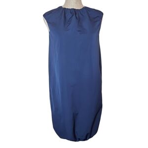 'S Max Mara Cocoon Dress - Size 4 - Bubble Hem Sleeveless Minimalist Sculptural